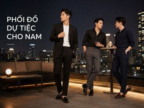 14+ Outfit phối đồ dự tiệc cho nam cuốn hút, lịch lãm
