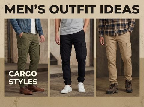 Top 7 cách phối đồ với quần kaki túi hộp ống suông cho nam