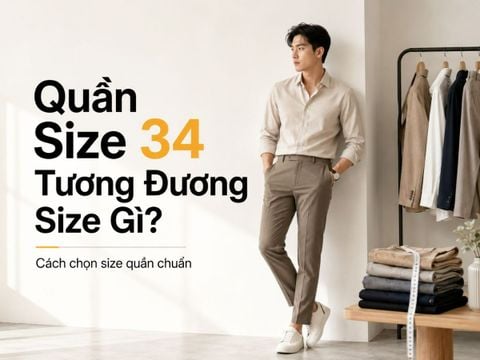 Quần Size 34 Tương Đương Size Gì? Cách chọn size quần chuẩn