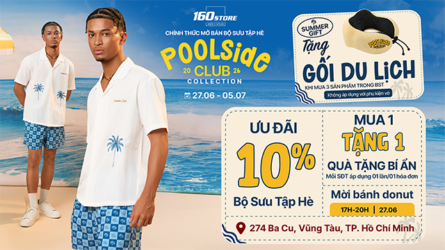 160STORE Vũng Tàu Ra Mắt BST Hè Mới Kèm Ưu Đãi Cực Khủng
