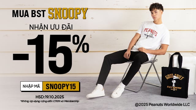 PEANUTS SNOOPY COLLECTION 2025 chính thức mở bán tại 160STORE