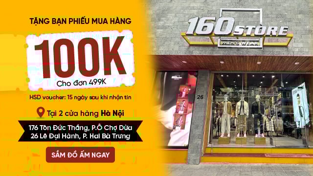 Ưu Đãi Mua Sắm Đầu Năm 160STORE Dành Riêng Tặng Bạn