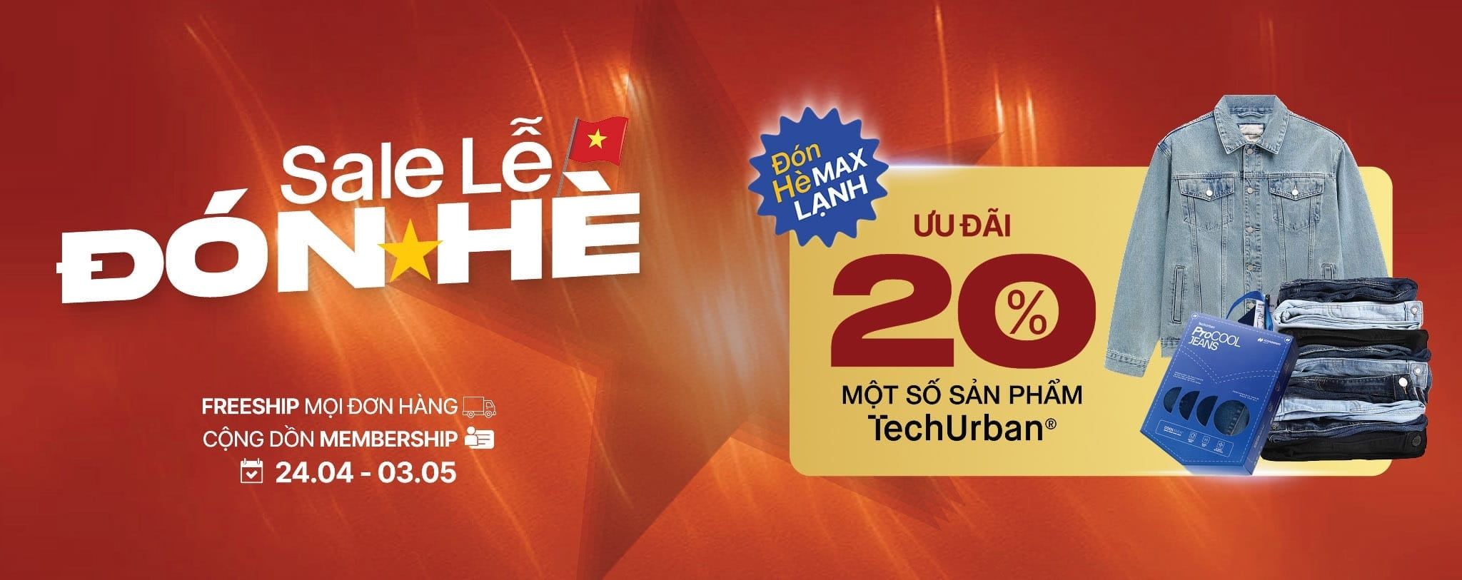 ƯU ĐÃI CHÀO HÈ - GIẢM TOÀN BỘ 20%
