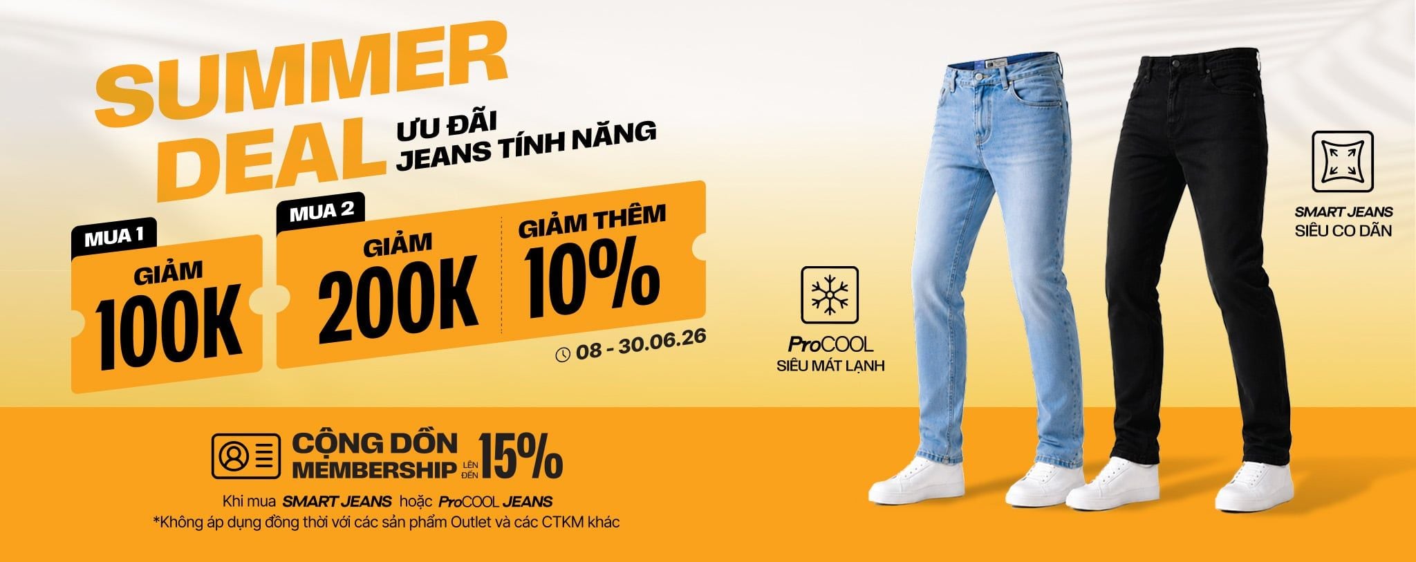 Summer Deal - Ưu Đãi Jeans Tính Năng