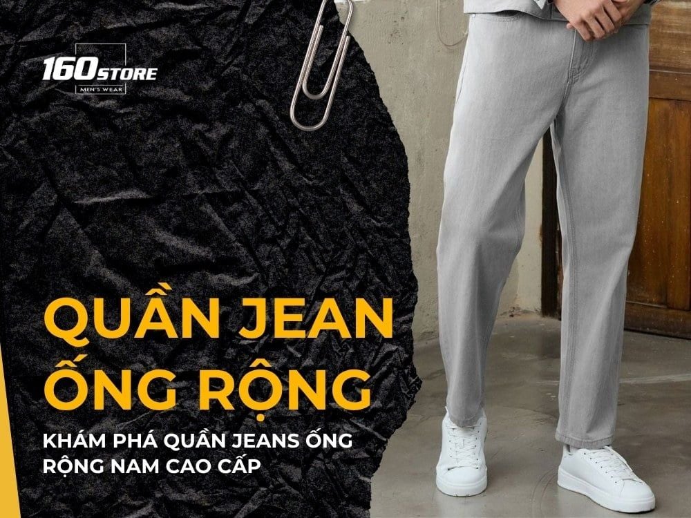 Quần Jeans Ống Rộng