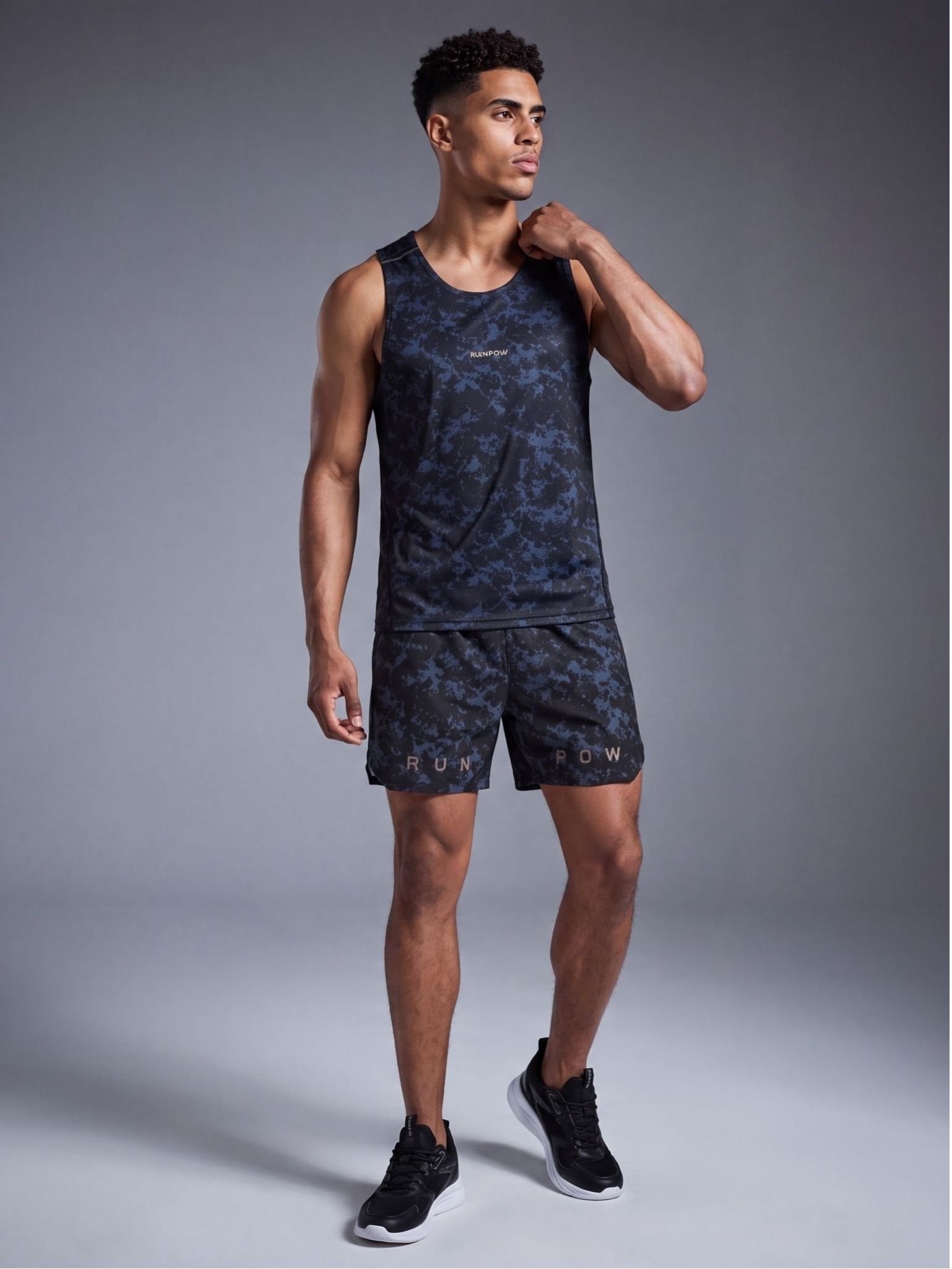 Áo Tanktop Nam RUNPOW In Camo
