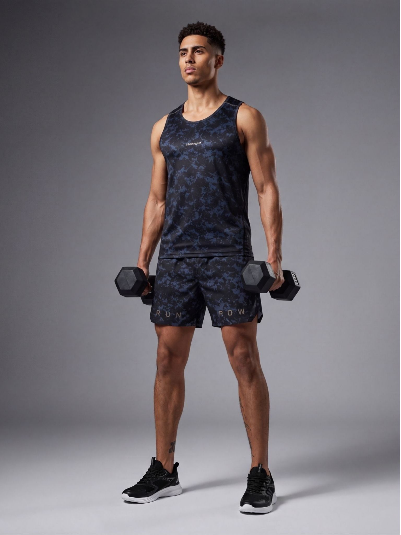 Áo Tanktop Nam RUNPOW In Camo