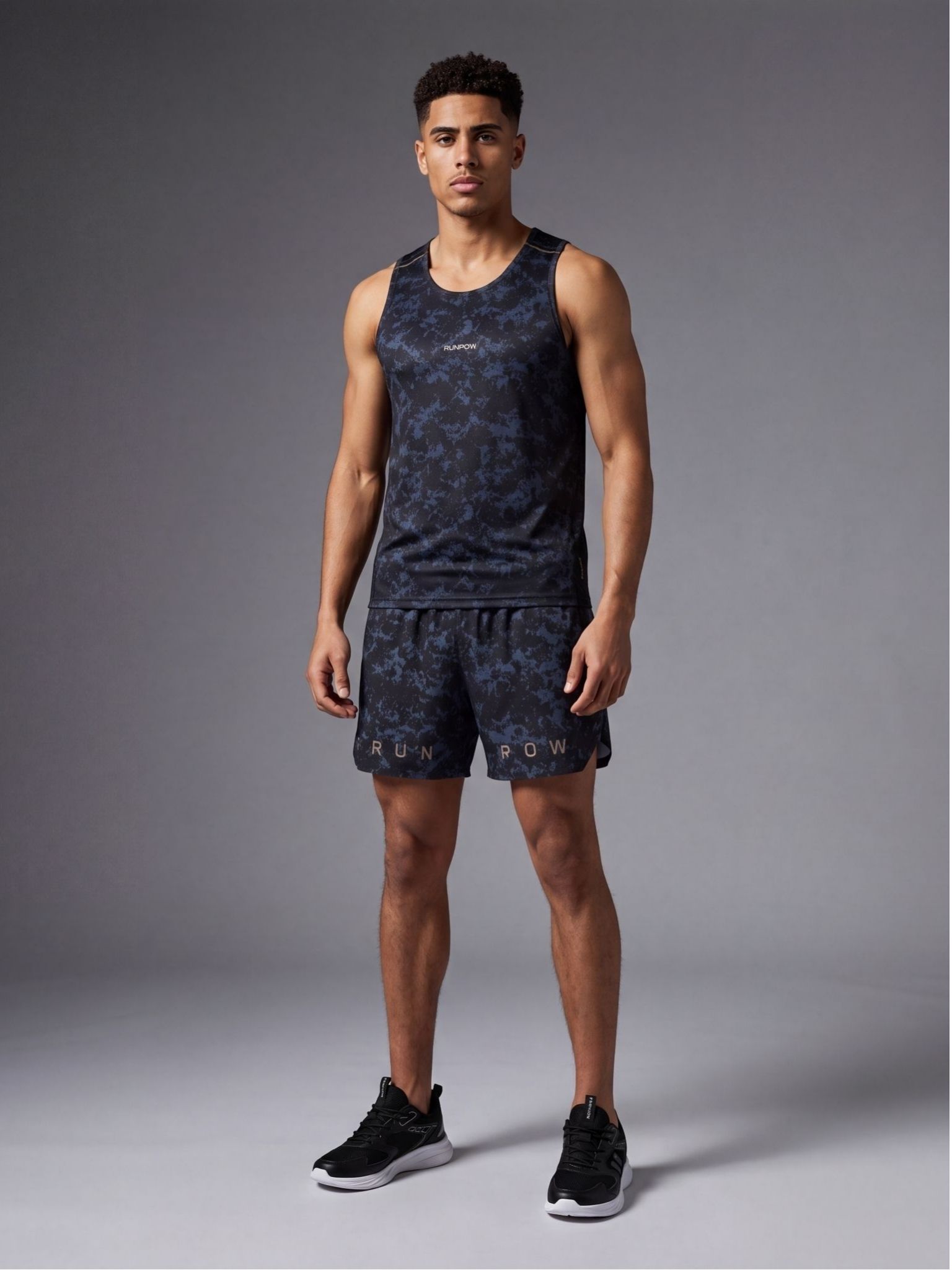 Áo Tanktop Nam RUNPOW In Camo