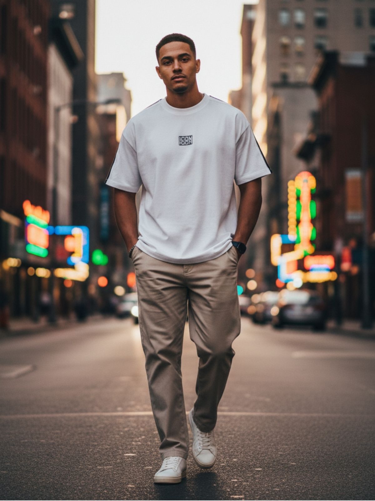 Áo Thun Nam ICONDENIM Double Stripes ICDN
