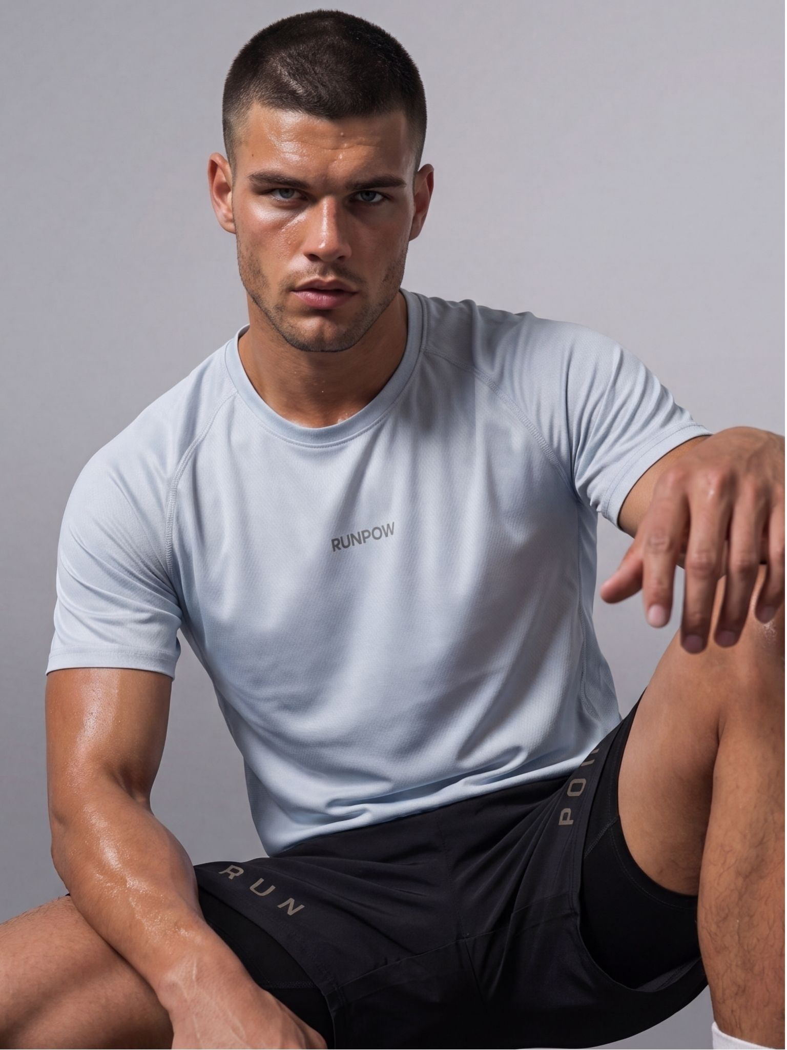 Áo Thun Nam RUNPOW Raglan Active