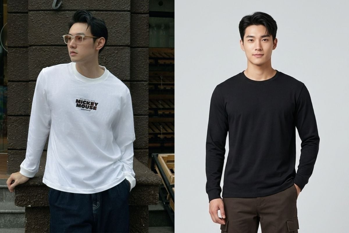 Áo thun nam tay dài