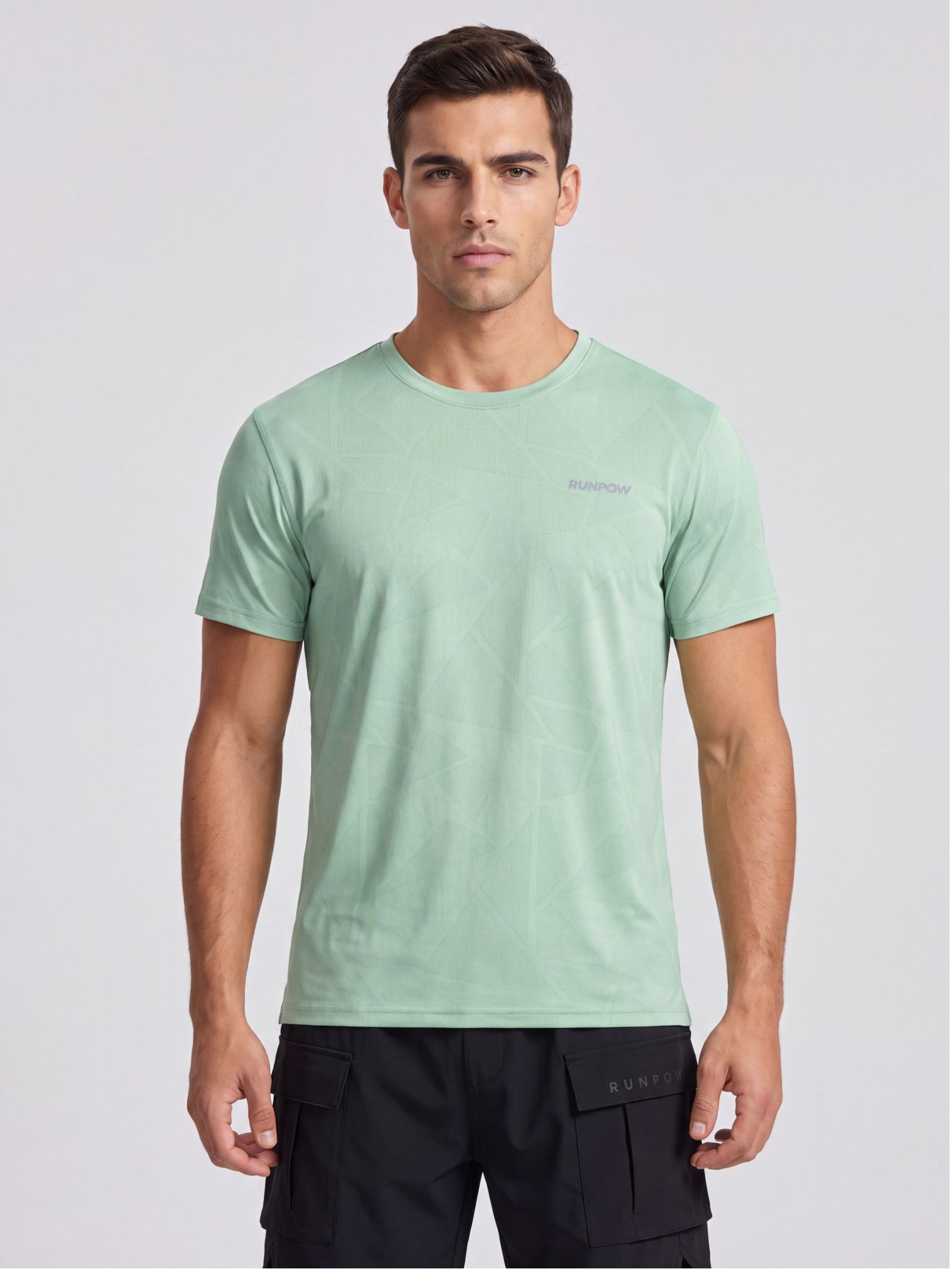 Áo Thun Nam Thể Thao RUNPOW Aero Jacquard
