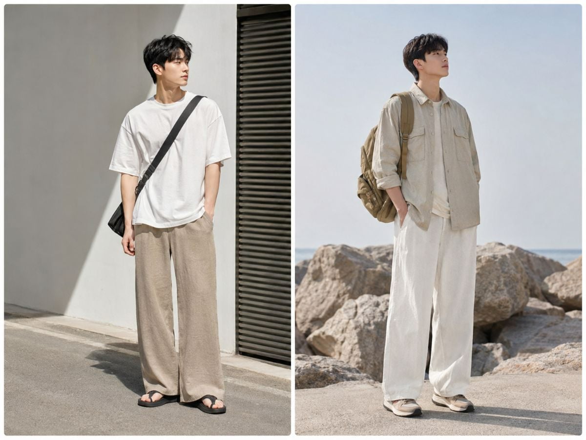 Oversize cần được cân bằng bằng chiều dài áo và độ rộng của quần