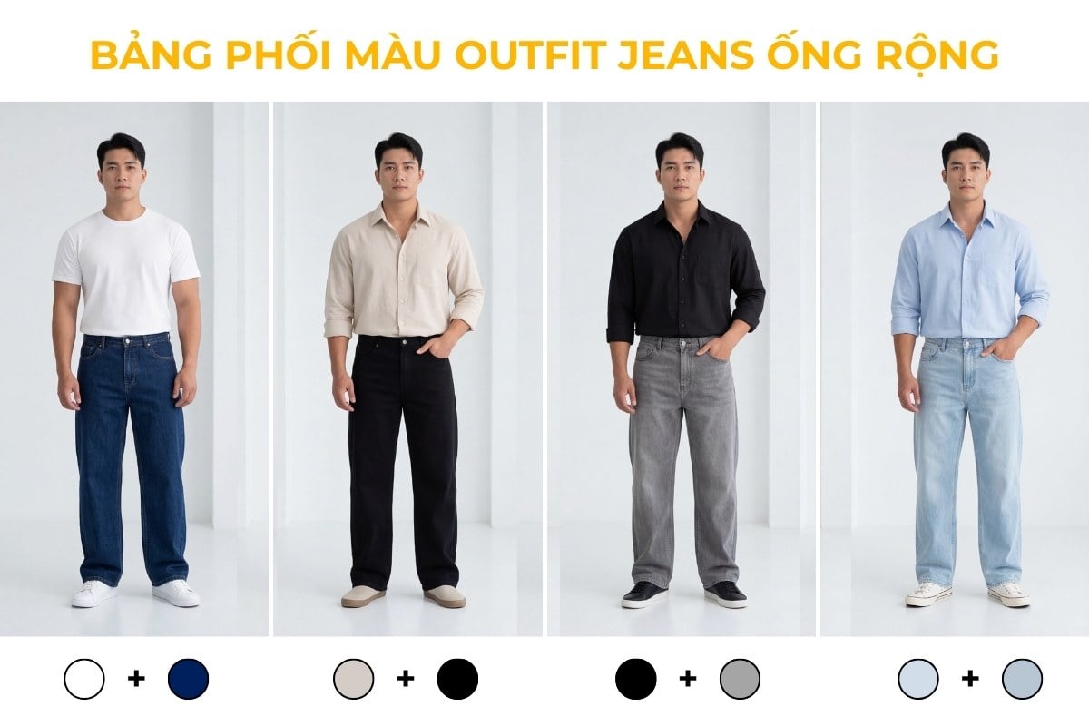 Chọn màu denim dễ phối