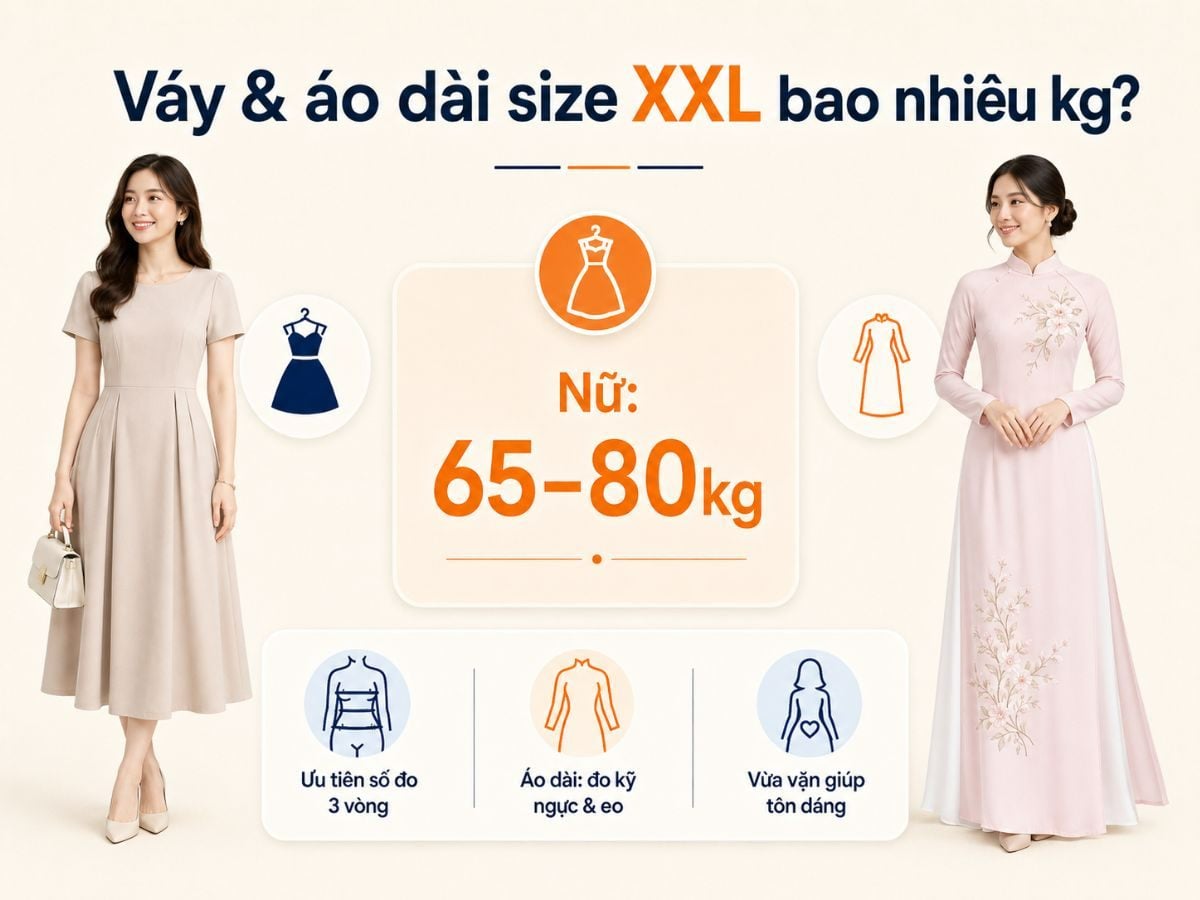 Chọn váy size XXL