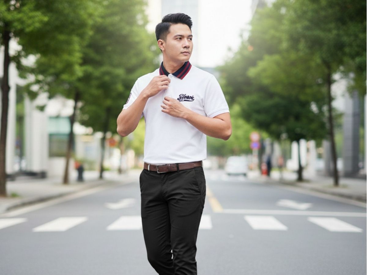 Áo Polo Nam ICONDENIM Heroic và quần chinos