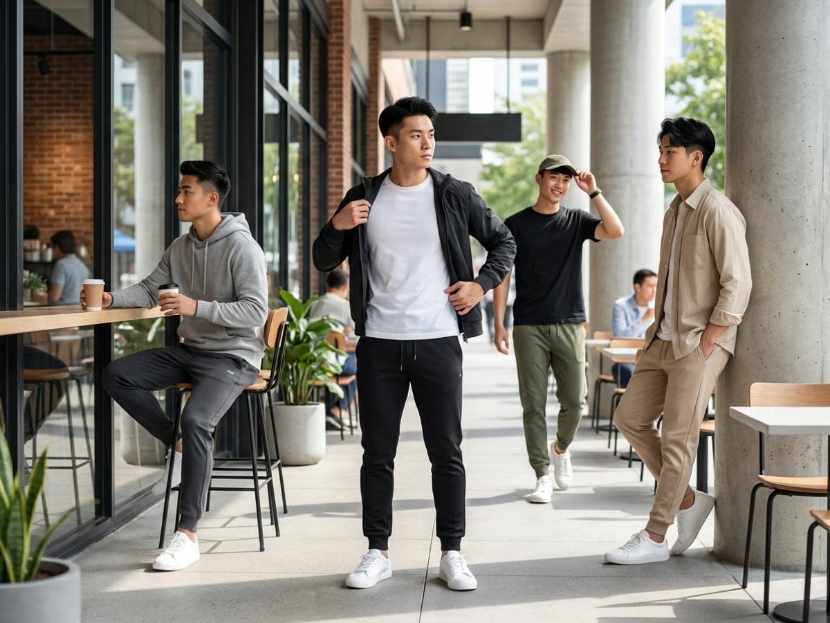 Quần jogger nổi bật thiết kế thể thao, năng động