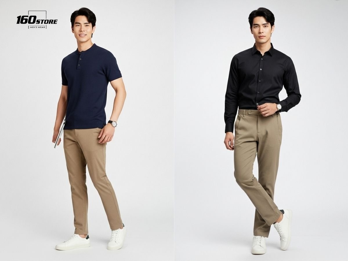 Quần slim fit đứng dáng