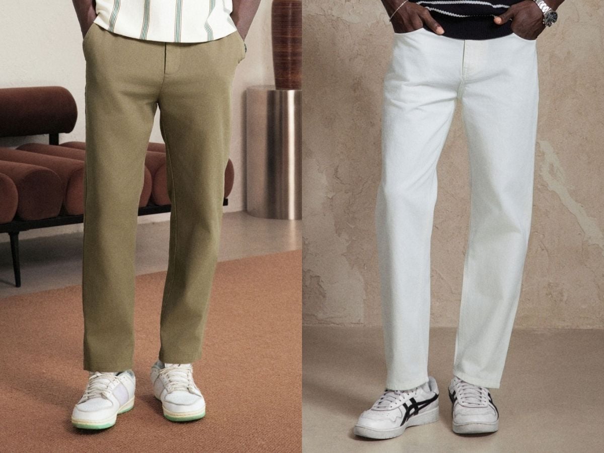 Quần kaki ống suông