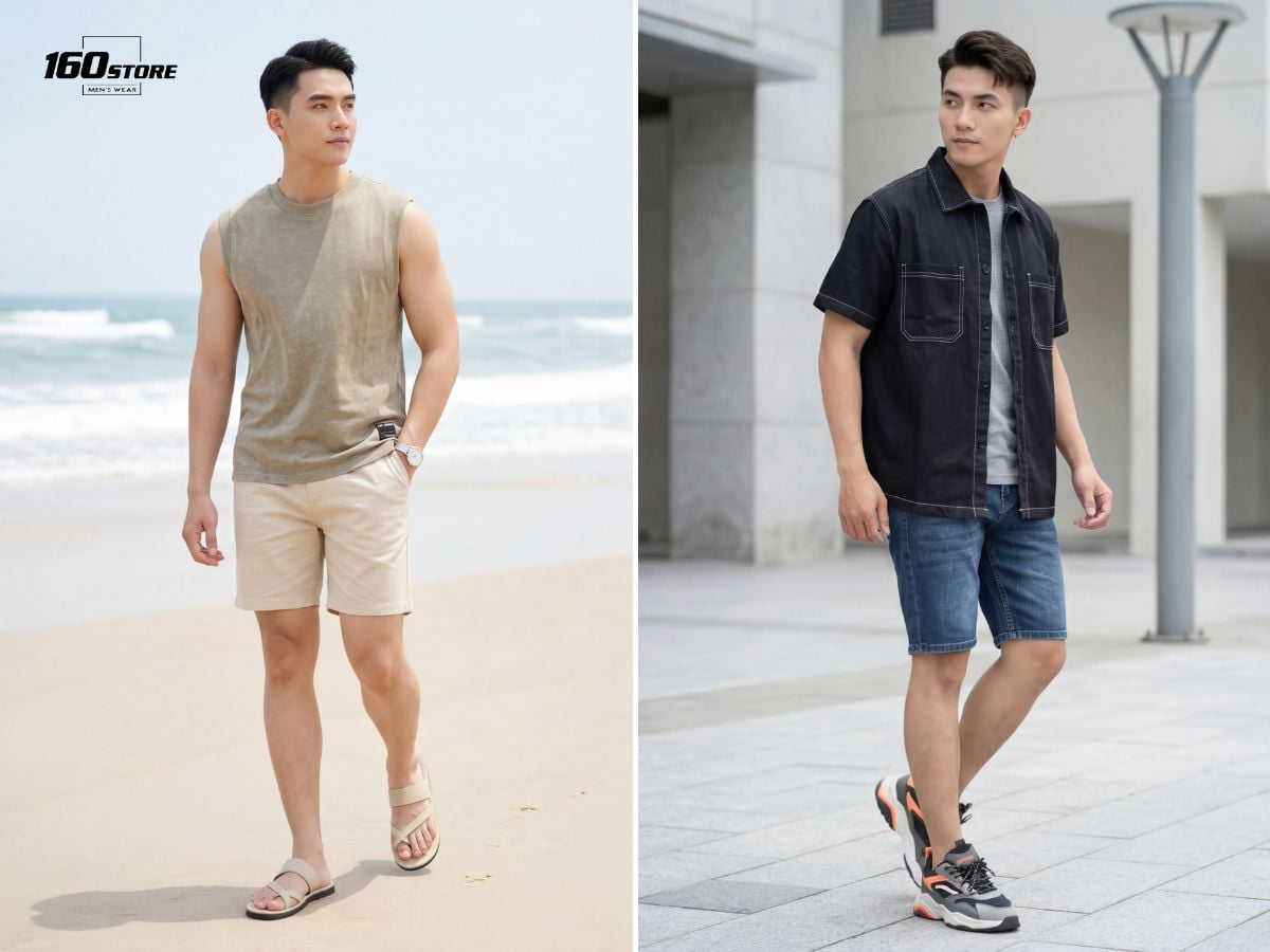 Quần short mùa hè đa năng