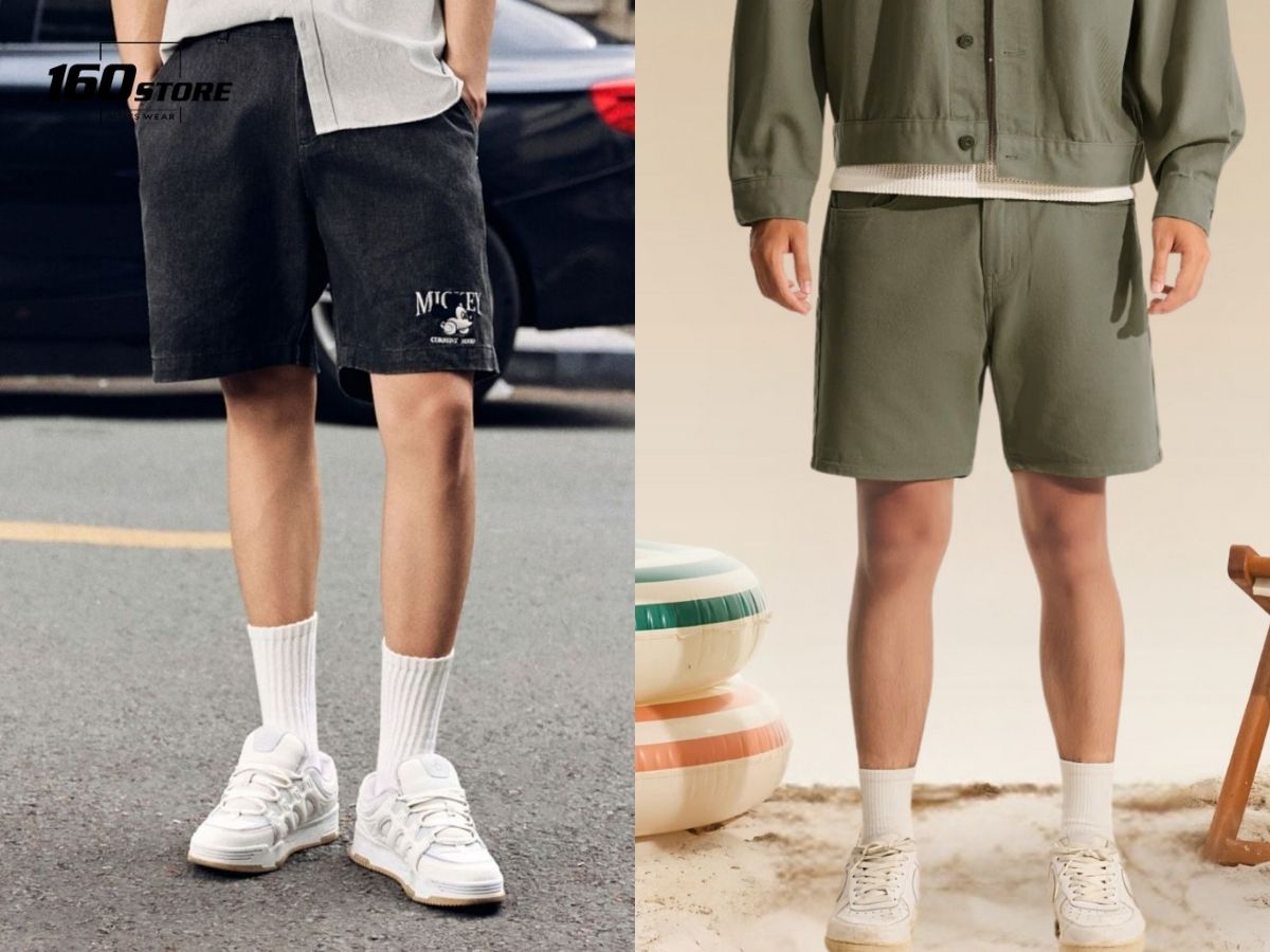 Quần short nam form regular