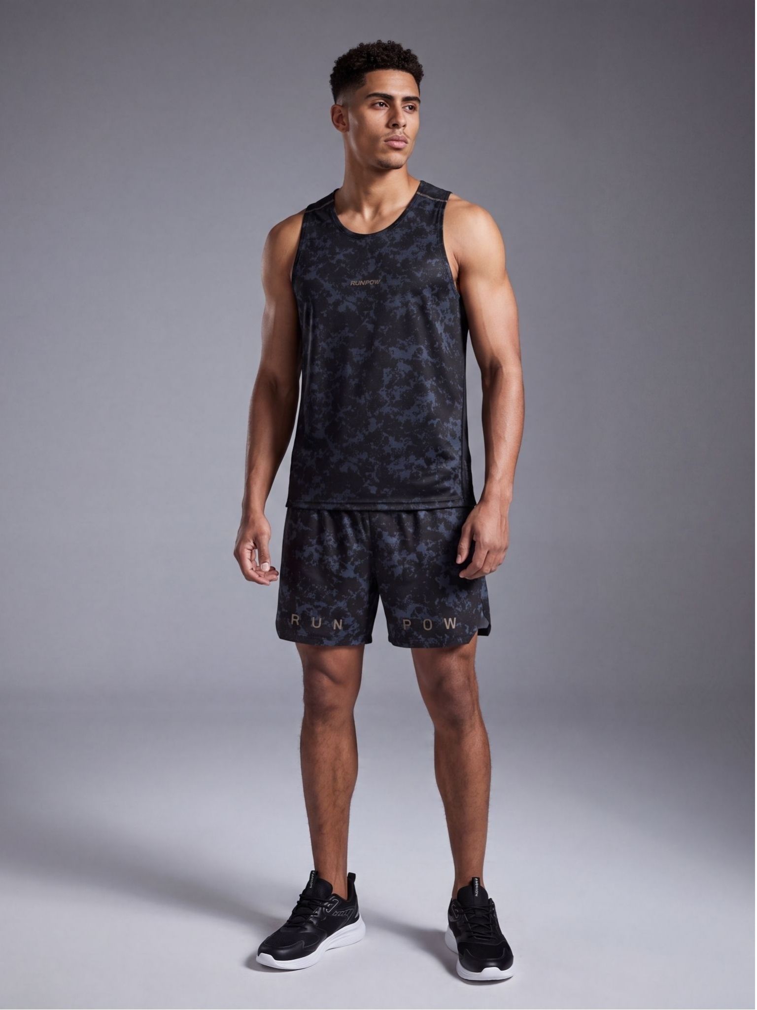 Quần Short Nam RUNPOW In Camo