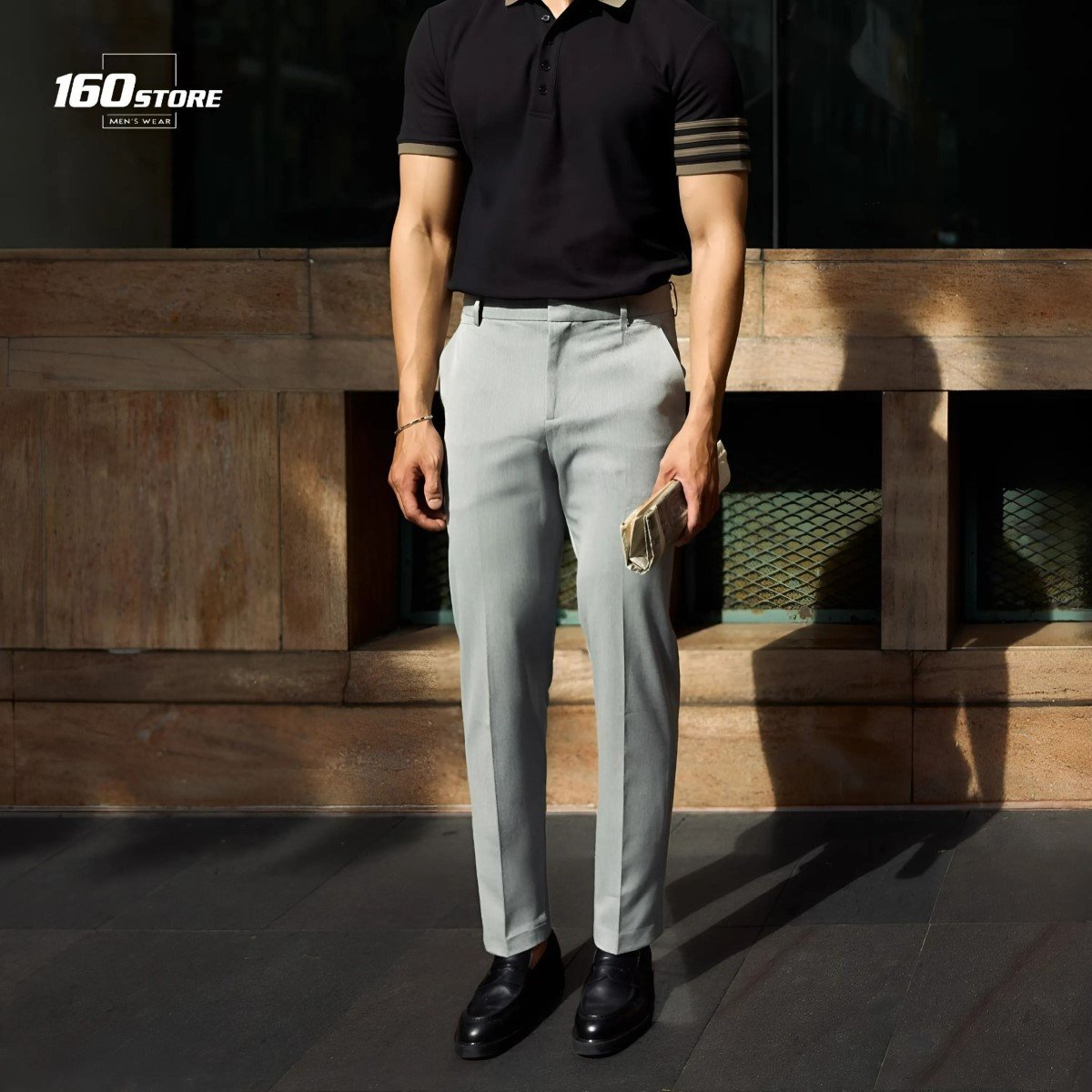 Quần Tây Nam ICONDENIM Straight Neutral Basic