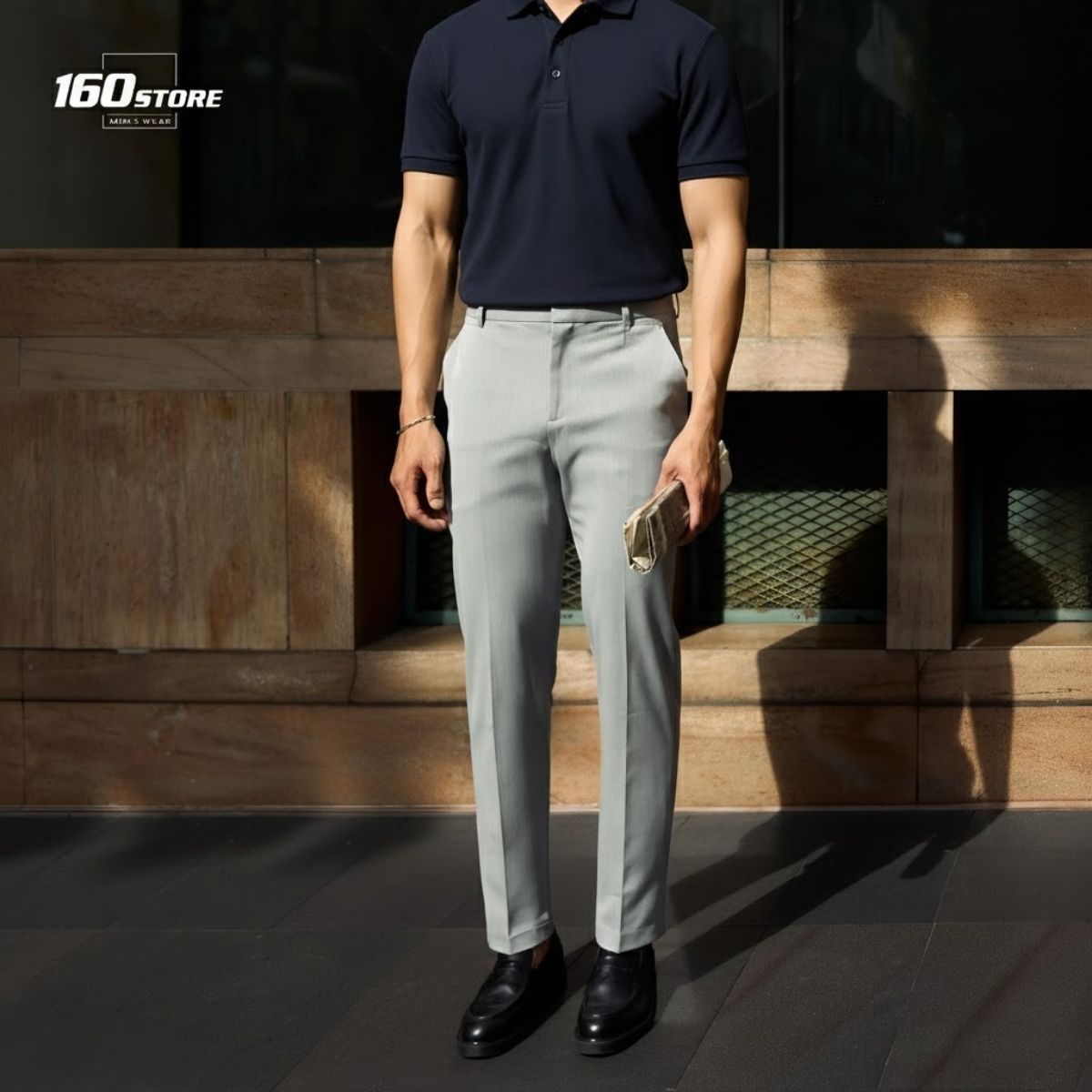 Quần Tây Nam ICONDENIM Straight Neutral Basic