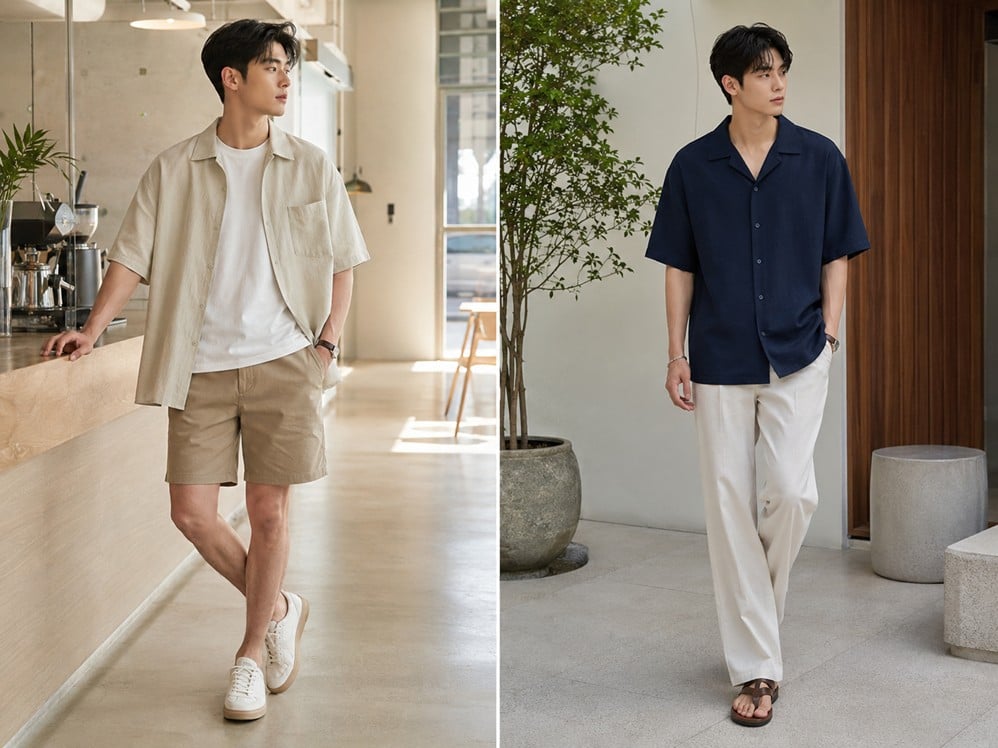 Relaxed fit tạo cảm giác nhẹ nhàng mà vẫn gọn gàng
