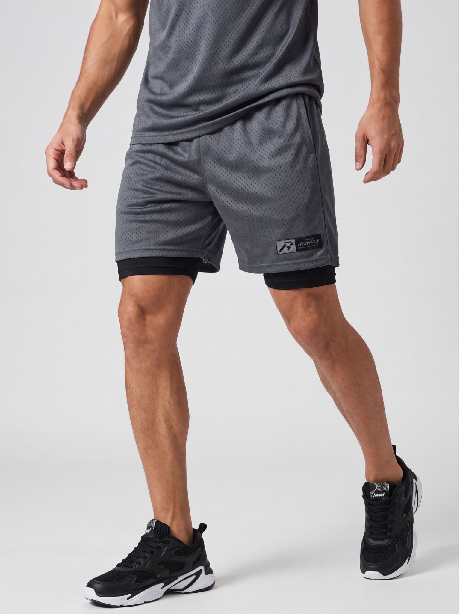 Set Đồ Nam RUNPOW Airflow Mesh Jersey