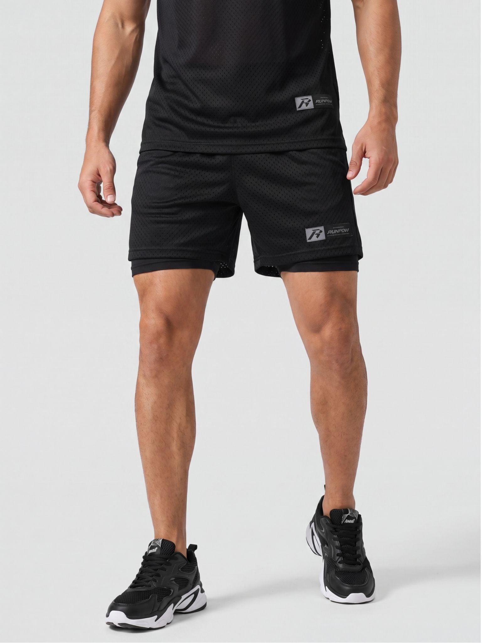 Set Đồ Nam RUNPOW Airflow Mesh Jersey