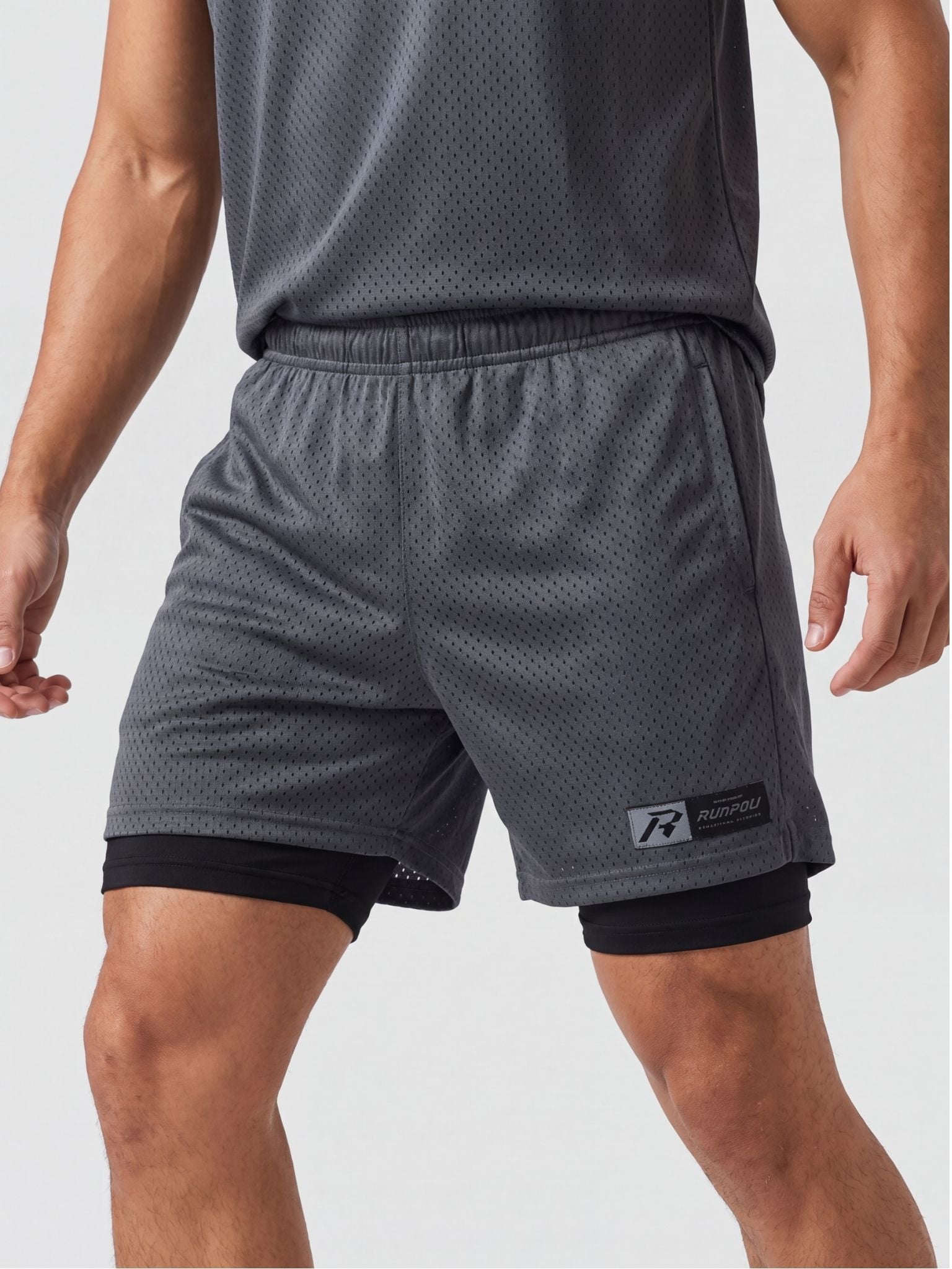 Set Đồ Nam RUNPOW Airflow Mesh Jersey