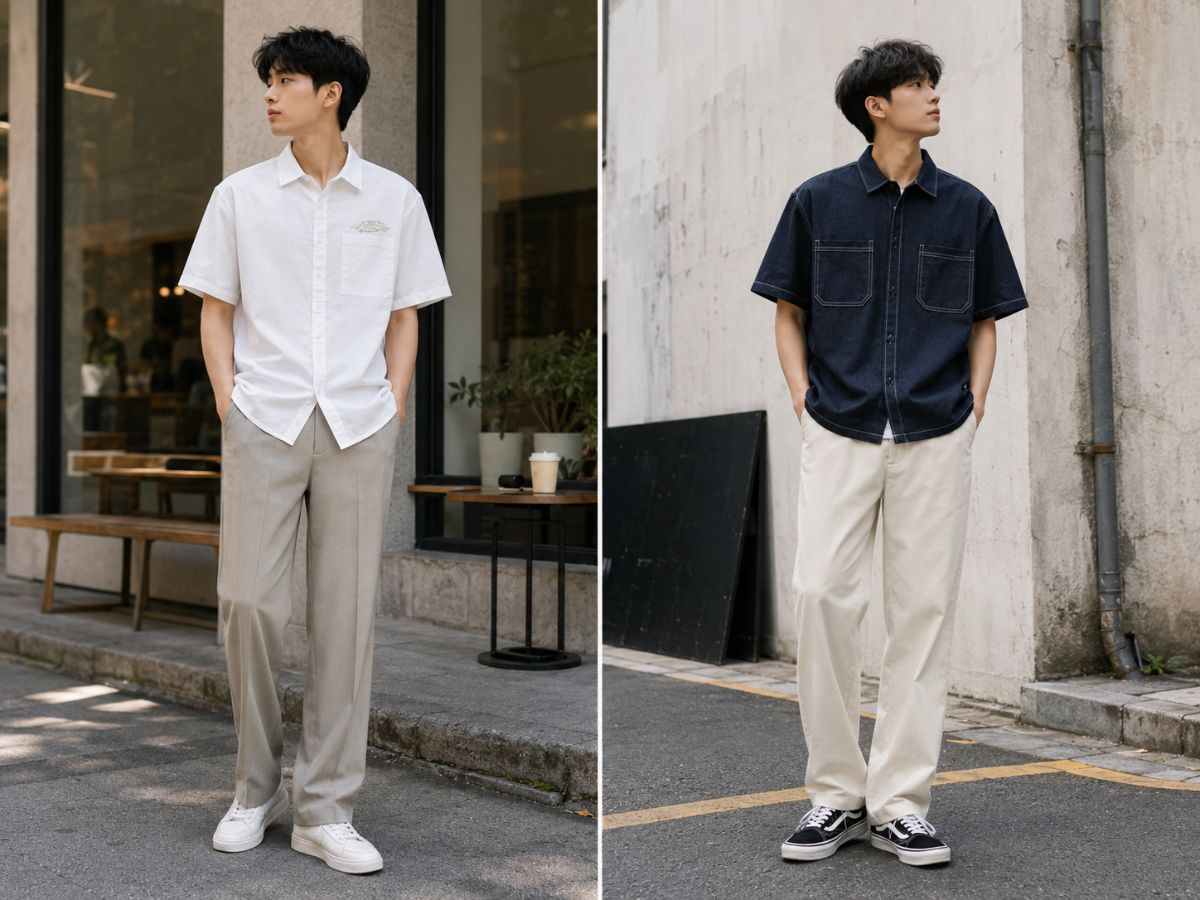 Sơ mi tay ngắn form boxy, oversize thoải mái, trẻ trung