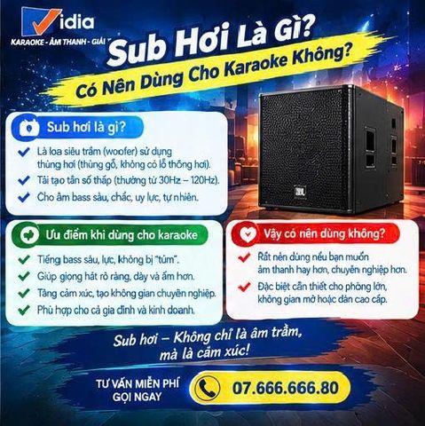 Sub HƠi Là Gì?Có Nên Dùng Cho Karaoke Không?