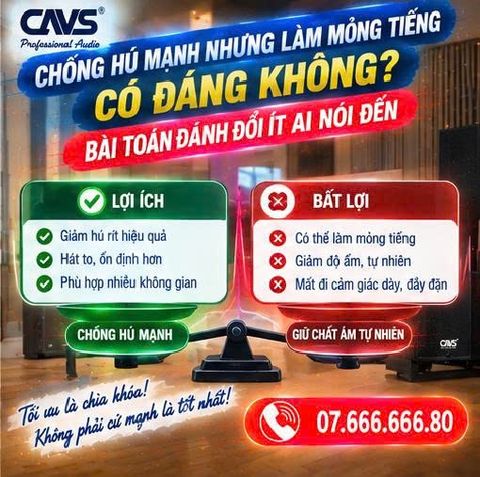 Chống Hú Mạnh Nhưng Làm Mỏng Tiếng Có Đáng Không? Bài Toán Đánh Đổi Ít Ai Nói Đến