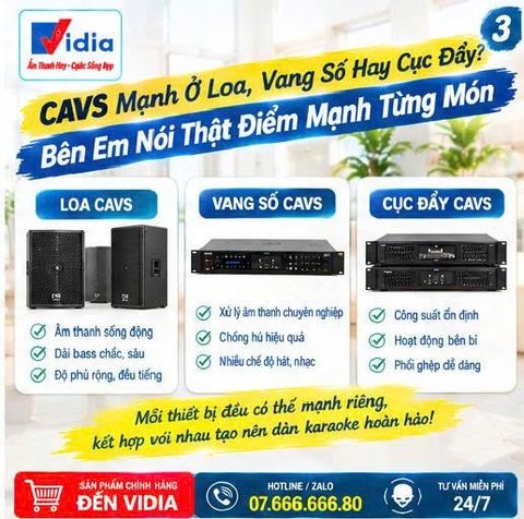 CAVS Mạnh Ở Loa, Vang Số Hay Cục Đẩy? Bên Em Nói Thật Điểm Mạnh Từng Món