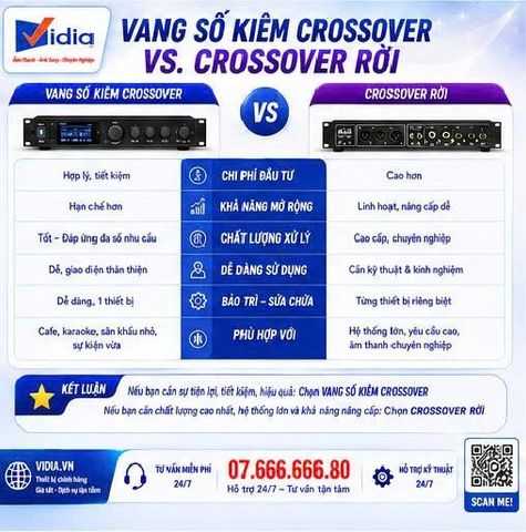 Vang Số Kiêm Crossover vs. Crossover Rời — Đặt Cạnh Nhau Mới Thấy Cái Nào Hợp