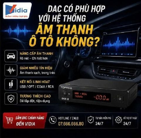 DAC Có Phù Hợp Với Hệ Thống Âm Thanh Ô Tô Không?