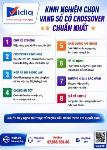 Kinh Nghiệm Chọn Vang Số Có Crossover Chuẩn Nhất — Đừng Nhìn Vào Giá Trước