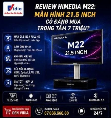Review Himedia M22: Màn Hình 21.5 Inch Có Đáng Mua Trong Tầm 7 Triệu?