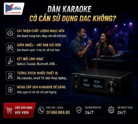 Dàn Karaoke Có Cần Sử Dụng DAC Không?