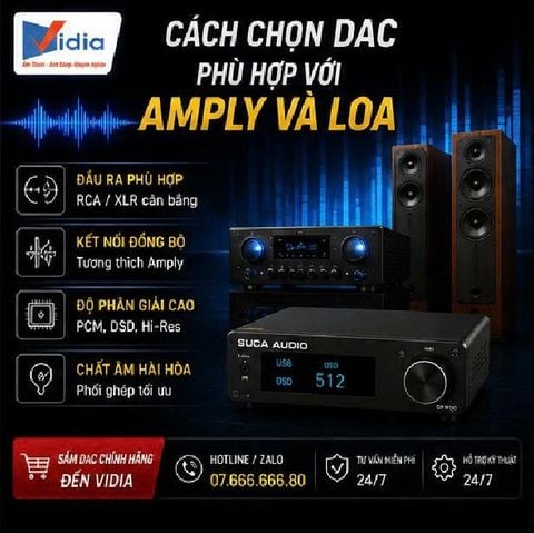Cách Chọn DAC Phù Hợp Với Amply Và Loa