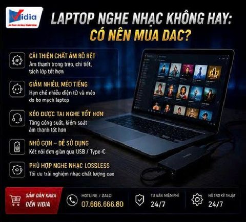 Laptop Nghe Nhạc Không Hay: Có Nên Mua DAC?