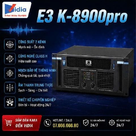 E3 K-8900pro: Vì Sao Chỉnh Vị Trí Loa, Giảm Volume Mic Vẫn Không Hết Được Hú Rít?