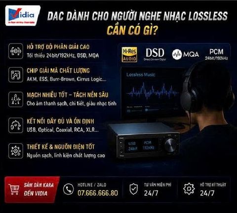 DAC Dành Cho Người Nghe Nhạc Lossless Cần Có Gì?