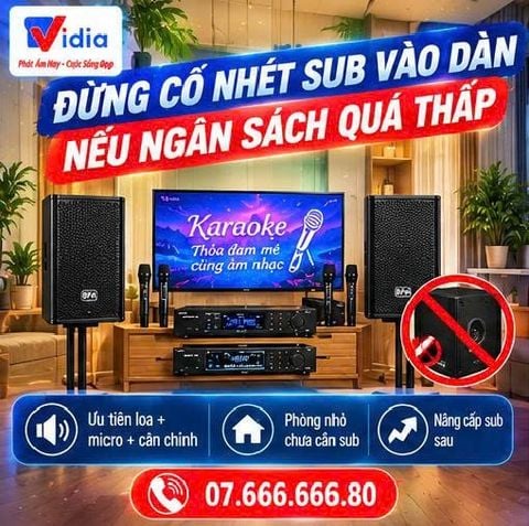 Đừng Cố Nhét Sub Vào Dàn Nếu Ngân Sách Quá Thấp
