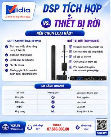 DSP Tích Hợp vs. Thiết Bị Rời — Ưu Nhược Điểm Thật Sự Mà Ít Ai Nói Thẳng
