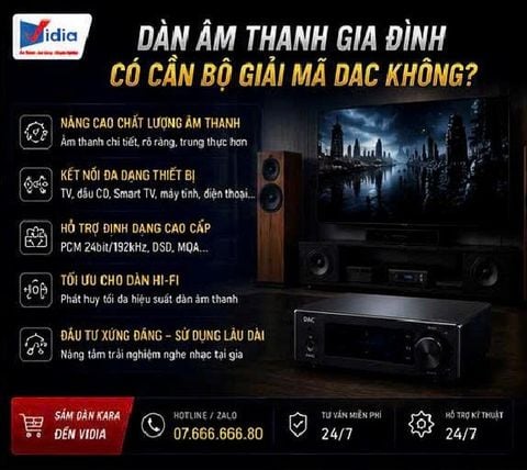 Dàn Âm Thanh Gia Đình Có Cần Bộ Giải Mã DAC Không?