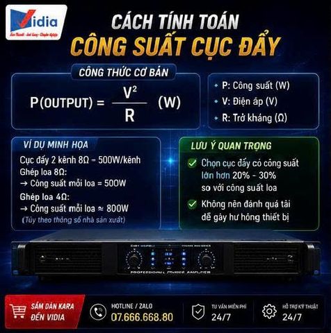 Cách Tính Toán Công Suất Cục Đẩy Để 