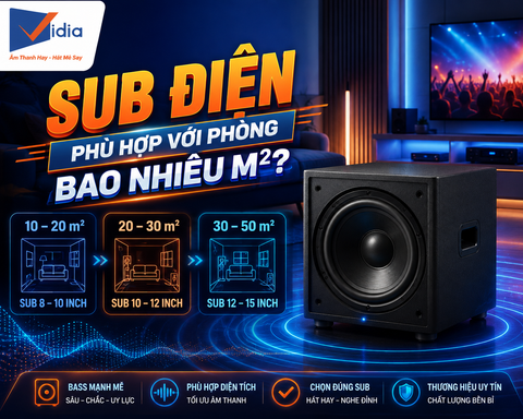 Sub Điện Phù Hợp Với Phòng Bao Nhiêu M²?